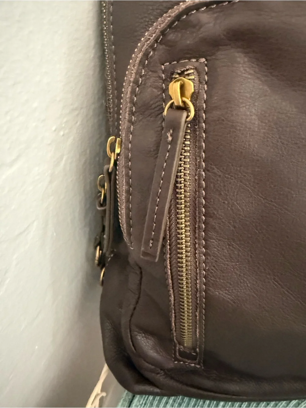 American Leather Co. Women’s Cleveland Dark Brown Leather Backpack